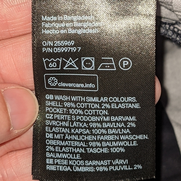 LOGG Black & White Cuffed Polka Dot Shorts Sz 10 - Picture 5 of 7